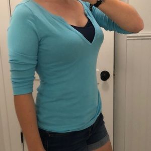 Soft blue shirt